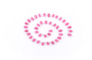 5 RASPBERRY HOT PINK Jade Teardrop Beads, 10x5.5mm gjd0032