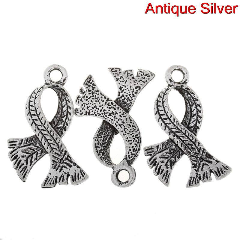 10 Antiqued Silver WINTER SCARF Charms chs1056