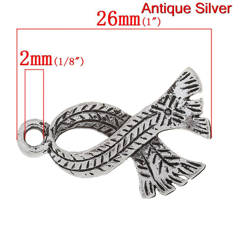 10 Antiqued Silver WINTER SCARF Charms chs1056