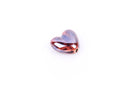5 TORTOISE BROWN Coffee Ceramic Porcelain Heart Shaped Beads  20x18mm bgl0303
