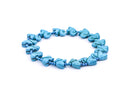 1 strand Howlite Stone Beads CARVED ELEPHANT, TURQUOISE Blue  how0267