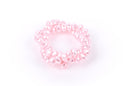 10x7mm Metallic Pearl LIGHT PASTEL PINK Opaque Crystal Glass Faceted Rondelle Beads . 1 Strand, bgl0345
