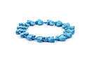 1 strand Howlite Stone Beads CARVED ELEPHANT, TURQUOISE Blue  how0267