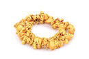 1 Strand Magnesite YELLOW NUGGET Beads  how0292