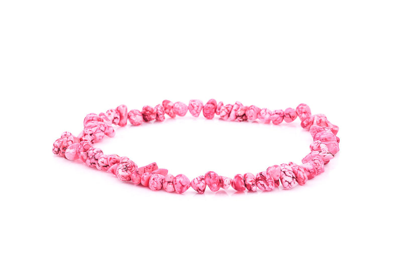 1 Strand Magnesite PINK NUGGET Beads  how0295