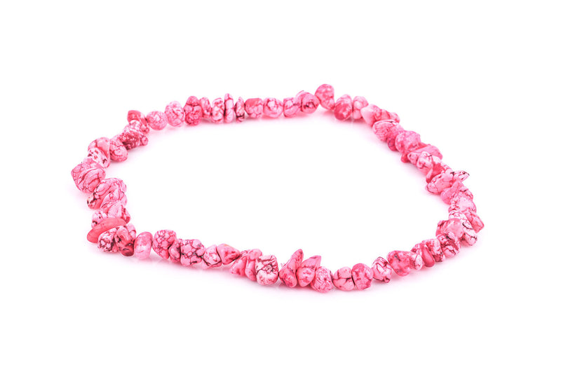 1 Strand Magnesite PINK NUGGET Beads  how0295
