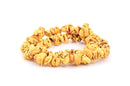 1 Strand Magnesite YELLOW NUGGET Beads  how0292