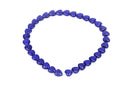 12mm DARK BLUE Puffed HEART Beads, Royal Blue Howlite Heart Beads, full strand, about 33 beads  how0299