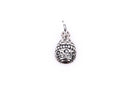 EASTER EGG Sterling Silver Charm Pendant, pms0030