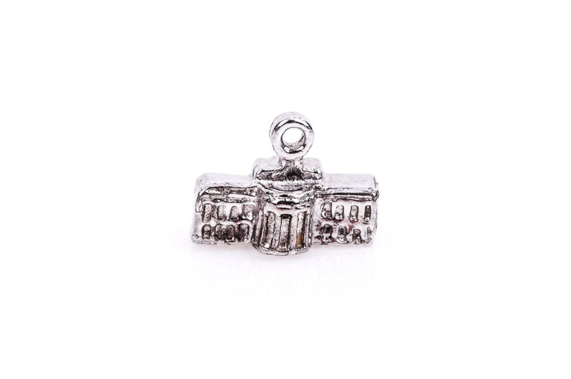 HISTORICAL BUILDING Landmark Monument Sterling Silver Charm Pendant pms0009