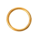 200 Bulk Package Large Gold Plated 16mm Soldered Closed Jump Rings, 15 gauge wire  jum0085b