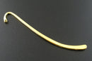 2 Bright Gold Blank Bookmark Findings 87mm  fin0252
