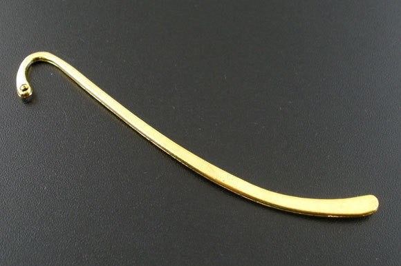 2 Bright Gold Blank Bookmark Findings 87mm  fin0252