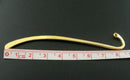 2 Bright Gold Blank Bookmark Findings 87mm  fin0252