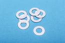 10 pcs Open WASHER Donut Shape Aluminum Metal Stamping Blanks Charms 1-1/4" (32mm), 20 gauge MSB0292