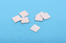 10 Nickel Silver SQUARE Metal Stamping Blanks 12.5mm, 24 gauge  msb0162