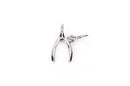WISHBONE Sterling Silver Charm Pendant,  pms0058