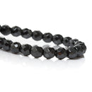 1 Strand 6mm Gunmetal Faceted Hematite Gemstone Beads  ghe0026