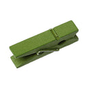 50 bulk package Small Painted Wood Clothespin Clip Findings, OLIVE GREEN  fin0237