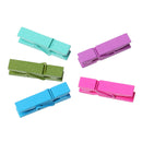 10 Small Painted Wood Clothespin Clip Findings, MIXED COLORS  fin0240a