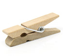 50 bulk package Small Wood Clothespin Clip Findings,  fin0247
