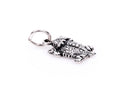 HORNED TOAD Horn Frog Sterling Silver Charm Pendant,  pms0080
