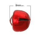 20 Mixed Color Metal JINGLE BELL Charm Pendants, 8x8mm  cho0080