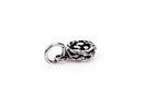 Small 3D BIRD Nest Sterling Silver Charm Pendant,  pms0171