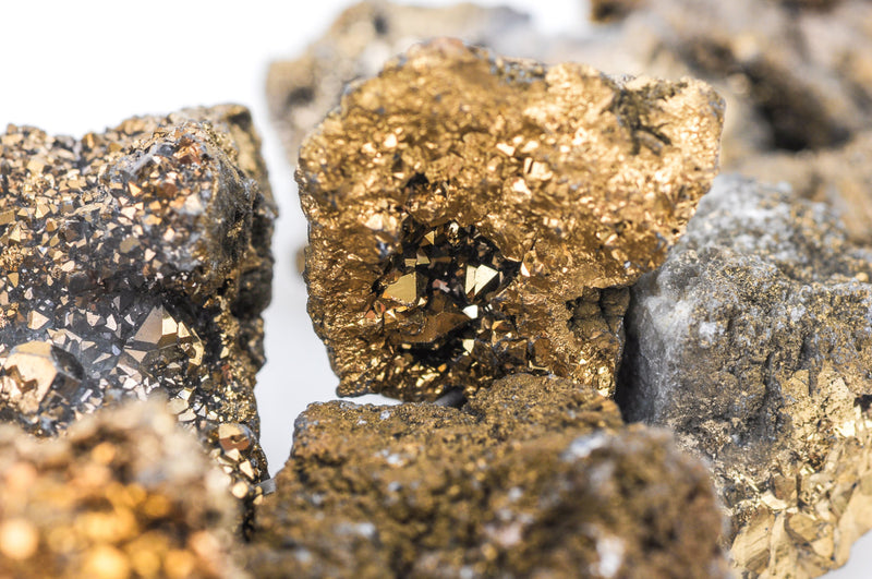 Half Strand Nugget Beads, Titanium Coated Crystal Quartz DRUZY AGATE Geodes, Metallic Gold gdz0026