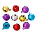 10 Random Mixed Color Metal JINGLE BELL Charm Pendants, 21x16mm  cho0081