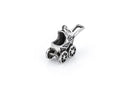 3D BABY Stroller Sterling Silver Charm Pendant,  pms0197