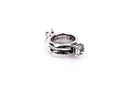 WEDDING ENGAGEMENT Ring with Crystal Rhinestone, Sterling Silver Charm Pendant,  pms0189