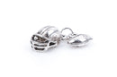 10 3D Moveable Antique Silver FOOTBALL Helmet and Football Dangle Charm Pendants with 5mm Open Jump Ring  chs1383