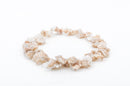 Half Strand Nugget Beads, Titanium Coated Crystal DRUZY AGATE Geodes, Starlight White gdz0024