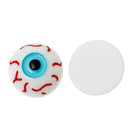 10 Round Resin LIGHT BLUE EYEBALL Cabochons, 16mm  cab0211