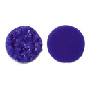 12mm Resin Druzy Cabochons, Faux Druzy, Round Resin PURPLE DRUZY CABOCHONS, 10 pcs.  cab0216