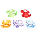 20 Transparent Mixed Color Acrylic Baby ROCKING HORSE Charm Pendants  cha0136a