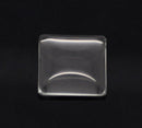 10 Clear SQUARE Glass Dome Seals 25x25mm, 1" for Cabochons, Pendants, Charms,  Scrapbooking cab0300