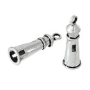 10 Antique Silver 3D LIGHTHOUSE Charm Pendants  chs1454