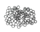 50 Gunmetal Open Jump Rings 5mm   jum0096a