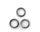 50 Gunmetal Open Jump Rings 5mm   jum0096a