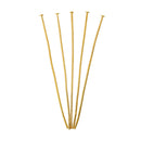 Bulk Package 500 Bright Gold Tone Metal Flat Head Pins 20 gauge, 51mm long (2" long)  pin0070