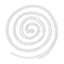 Bulk Silver Plated Cable Link Chain 10 meters (30 feet)  3mm x 2.5mm fch0118