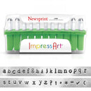 ImpressArt Metal Alphabet Letter Stamping Set,  3mm LOWERCASE NEWSPRINT Font tol0203