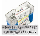 ImpressArt Metal Alphabet Letter Stamping Set,  3mm LOWERCASE BALLROOM BOOGIE Font tol0205