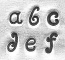 ImpressArt Metal Alphabet Letter Stamping Set,  3mm LOWERCASE BALLROOM BOOGIE Font tol0205