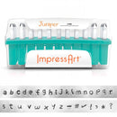 ImpressArt Metal Alphabet Letter Stamping Set,  3mm LOWERCASE JUNIPER Font  tol0170