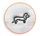 ImpressArt Metal Design Stamp,  6mm DACHSHUND Dog tol0111