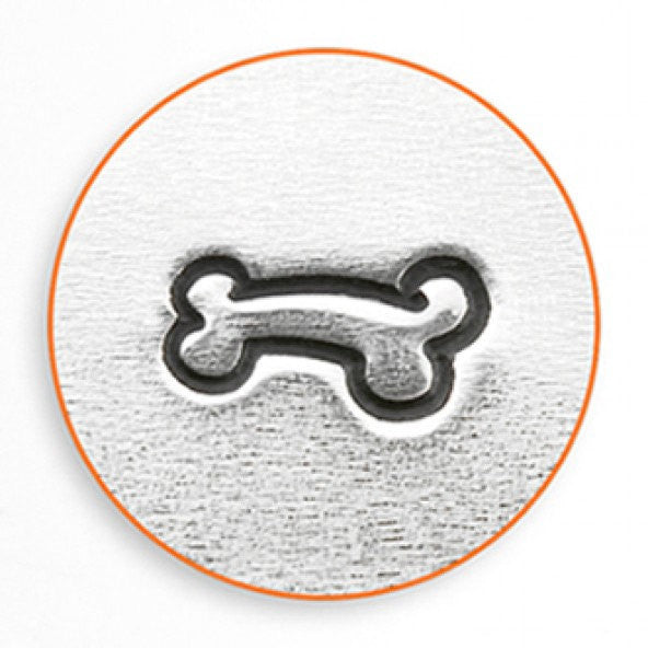 ImpressArt Metal Design Stamp,  6mm DOG BONE   tol0217