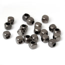 500 GUNMETAL BLACK Tone Faceted Cube Spacer Beads  2.5mm  bulk package bme0308